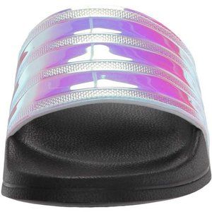 💋RESERVED: ADIDAS WOMEN'S HOLOGRAPHIC ADILETTE SHOWER SLIDE SANDAL!!!